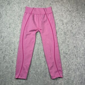 GapFit Pink Seamless Athletic Crop Leggings Girls Size XL / 150cm / 12-13 Years
